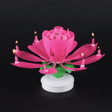 Cargar imagen en el visor de la galería, Decoración Velas Vela Giratoria Flor