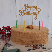 Cargar imagen en el visor de la galería, Decoraciones para Pinchar Happy Birthday Brillos