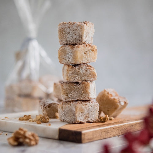 Mini Blondies Empolvados